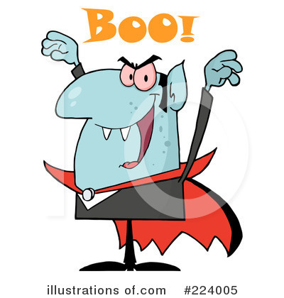 Royalty-Free (RF) Vampire Clipart Illustration by Hit Toon - Stock Sample #224005