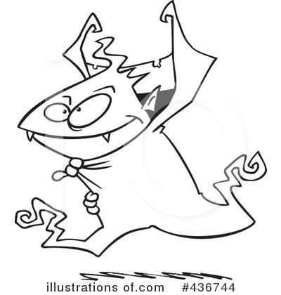 Royalty-Free (RF) Vampire Clipart Illustration by toonaday - Stock Sample #436744