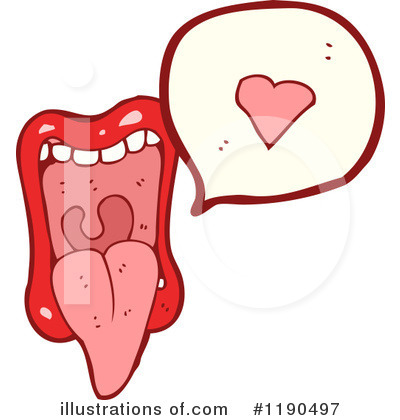 Royalty-Free (RF) Vampire Lips Clipart Illustration by lineartestpilot - Stock Sample #1190497