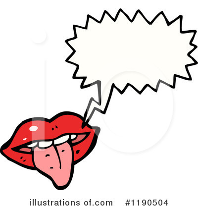 Royalty-Free (RF) Vampire Lips Clipart Illustration by lineartestpilot - Stock Sample #1190504