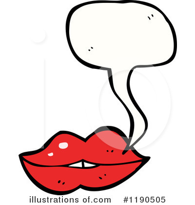 Royalty-Free (RF) Vampire Lips Clipart Illustration by lineartestpilot - Stock Sample #1190505