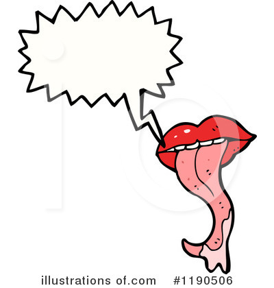 Royalty-Free (RF) Vampire Lips Clipart Illustration by lineartestpilot - Stock Sample #1190506