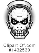 Vampire Skull Clipart #1432530 by Cory Thoman