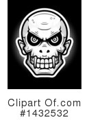 Vampire Skull Clipart #1432532 by Cory Thoman