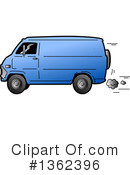 Van Clipart #1362396 by Clip Art Mascots