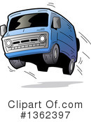 Van Clipart #1362397 by Clip Art Mascots