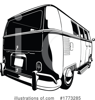 Hippie Van Clipart #1773285 by dero