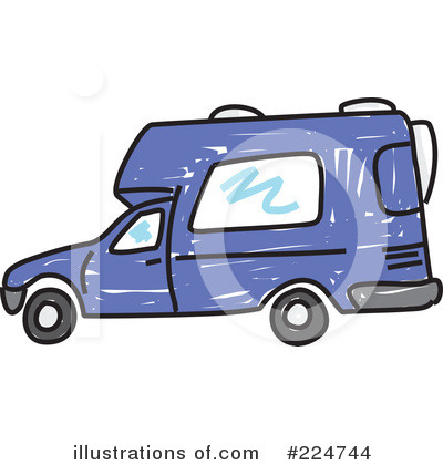 Royalty-Free (RF) Van Clipart Illustration by Prawny - Stock Sample #224744