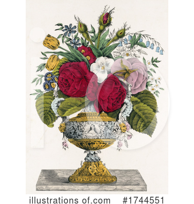 Royalty-Free (RF) Vase Clipart Illustration by JVPD - Stock Sample #1744551