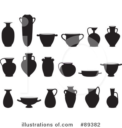 Royalty-Free (RF) Vase Clipart Illustration by Frisko - Stock Sample #89382