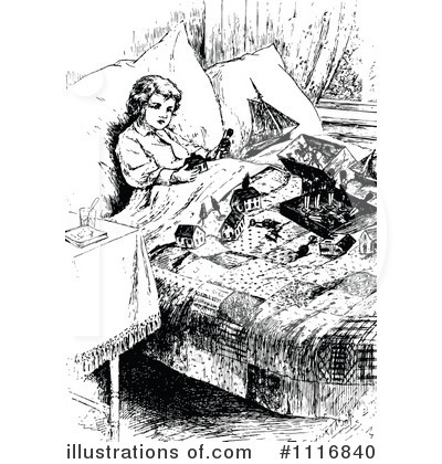 Bed Clipart #1116840 by Prawny Vintage