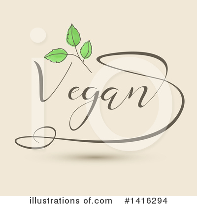 Royalty-Free (RF) Vegan Clipart Illustration by KJ Pargeter - Stock Sample #1416294