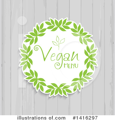 Royalty-Free (RF) Vegan Clipart Illustration by KJ Pargeter - Stock Sample #1416297