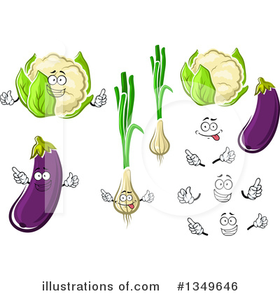Green Onion Clipart #1349646 by Vector Tradition SM