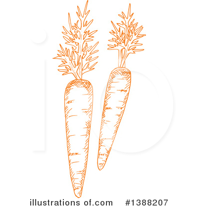 Royalty-Free (RF) Vegetable Clipart Illustration by Vector Tradition SM - Stock Sample #1388207