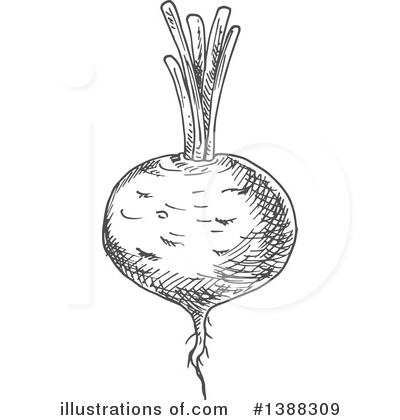 Royalty-Free (RF) Vegetable Clipart Illustration by Vector Tradition SM - Stock Sample #1388309