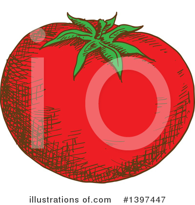 Royalty-Free (RF) Vegetable Clipart Illustration by Vector Tradition SM - Stock Sample #1397447