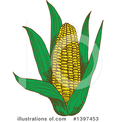 Royalty-Free (RF) Vegetable Clipart Illustration by Vector Tradition SM - Stock Sample #1397453