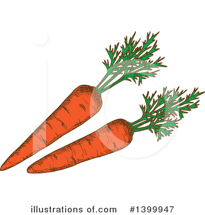 Royalty-Free (RF) Vegetable Clipart Illustration by Vector Tradition SM - Stock Sample #1399947