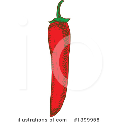 Royalty-Free (RF) Vegetable Clipart Illustration by Vector Tradition SM - Stock Sample #1399958