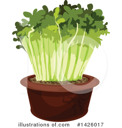 Royalty-Free (RF) Vegetable Clipart Illustration by Vector Tradition SM - Stock Sample #1426017