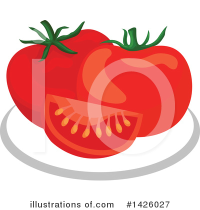 Royalty-Free (RF) Vegetable Clipart Illustration by Vector Tradition SM - Stock Sample #1426027