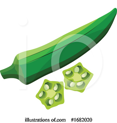Okra Clipart #1682020 by Morphart Creations