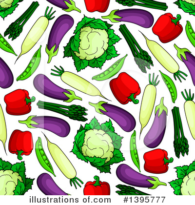 Royalty-Free (RF) Vegetables Clipart Illustration by Vector Tradition SM - Stock Sample #1395777