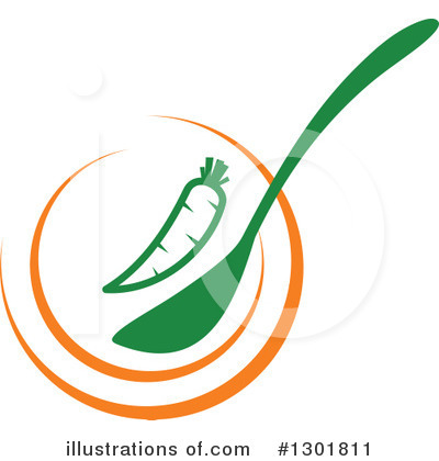 Royalty-Free (RF) Vegetarian Clipart Illustration by Vector Tradition SM - Stock Sample #1301811