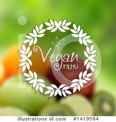 Royalty-Free (RF) Vegetarian Clipart Illustration by KJ Pargeter - Stock Sample #1419594