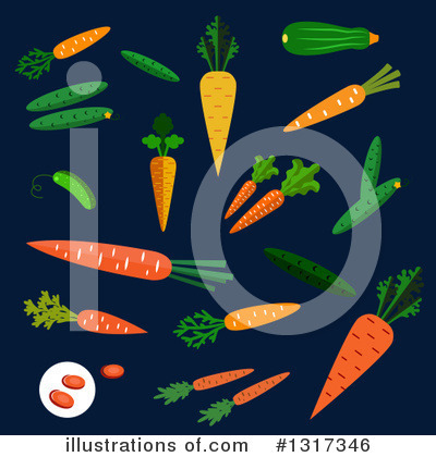 Royalty-Free (RF) Veggie Clipart Illustration by Vector Tradition SM - Stock Sample #1317346
