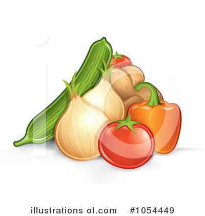 Veggies Clipart #1054449 by TA Images