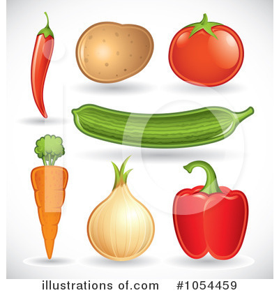 Veggies Clipart #1054459 by TA Images