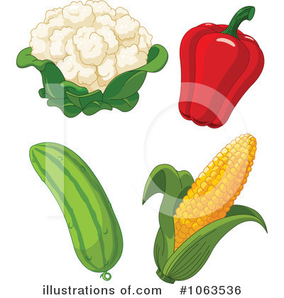Royalty-Free (RF) Veggies Clipart Illustration by Pushkin - Stock Sample #1063536
