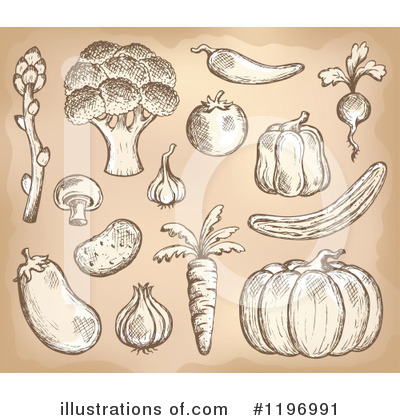 Veggies Clipart #1196991 by visekart