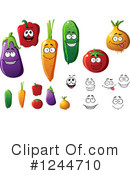 Veggies Clipart #1244710 by Vector Tradition SM