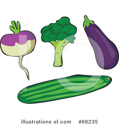 Royalty-Free (RF) Veggies Clipart Illustration by Prawny - Stock Sample #66235
