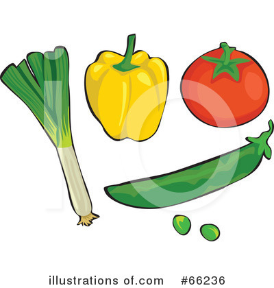Royalty-Free (RF) Veggies Clipart Illustration by Prawny - Stock Sample #66236
