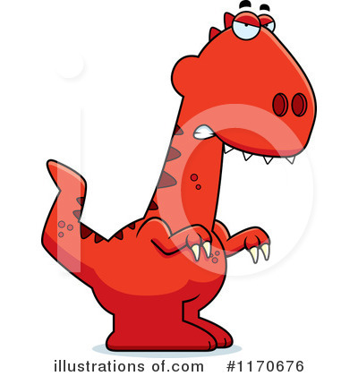 Royalty-Free (RF) Velociraptor Clipart Illustration by Cory Thoman - Stock Sample #1170676
