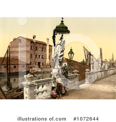 Royalty-Free (RF) Venice Clipart Illustration by JVPD - Stock Sample #1072644