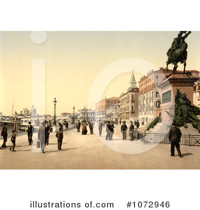 Royalty-Free (RF) Venice Clipart Illustration by JVPD - Stock Sample #1072946