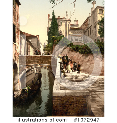 Royalty-Free (RF) Venice Clipart Illustration by JVPD - Stock Sample #1072947