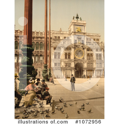 Royalty-Free (RF) Venice Clipart Illustration by JVPD - Stock Sample #1072956