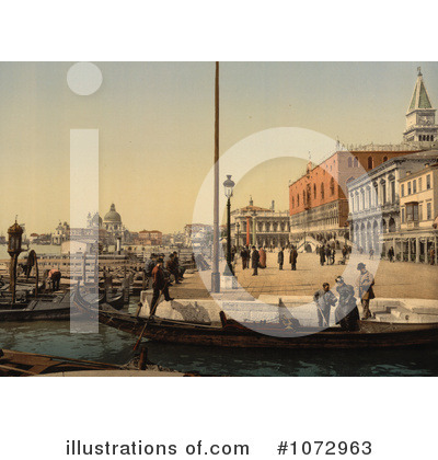 Royalty-Free (RF) Venice Clipart Illustration by JVPD - Stock Sample #1072963