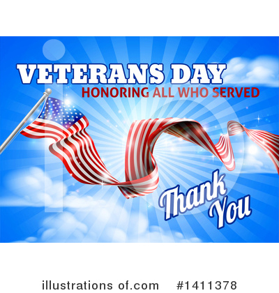 Royalty-Free (RF) Veterans Day Clipart Illustration by AtStockIllustration - Stock Sample #1411378