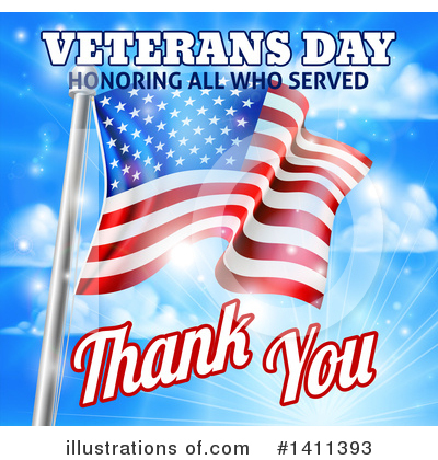 Royalty-Free (RF) Veterans Day Clipart Illustration by AtStockIllustration - Stock Sample #1411393