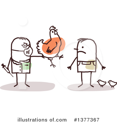 Royalty-Free (RF) Veterinarian Clipart Illustration by NL shop - Stock Sample #1377367