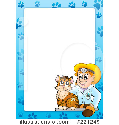 Royalty-Free (RF) Veterinarian Clipart Illustration by visekart - Stock Sample #221249