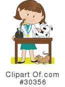 Veterinarian Clipart #30356 by Maria Bell