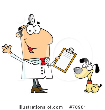Royalty-Free (RF) Veterinarian Clipart Illustration by Hit Toon - Stock Sample #78901